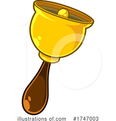 Royalty-Free (RF) Bell Clipart Illustration by Hit Toon - Stock Sample #1747003