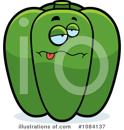 Royalty-Free (RF) Bell Pepper Clipart Illustration by Cory Thoman - Stock Sample #1084137
