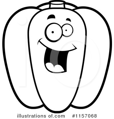 Royalty-Free (RF) Bell Pepper Clipart Illustration by Cory Thoman - Stock Sample #1157068