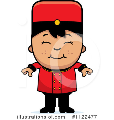 Royalty-Free (RF) Bellhop Clipart Illustration by Cory Thoman - Stock Sample #1122477