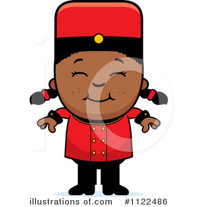 Royalty-Free (RF) Bellhop Clipart Illustration by Cory Thoman - Stock Sample #1122486