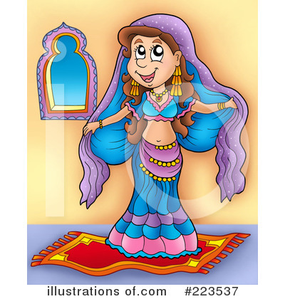 Belly Dancing Clipart #223537 by visekart