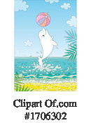 Beluga Whale Clipart #1706302 by Alex Bannykh