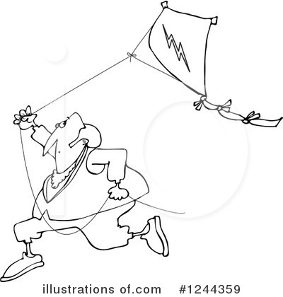 Royalty-Free (RF) Benjamin Franklin Clipart Illustration by djart - Stock Sample #1244359