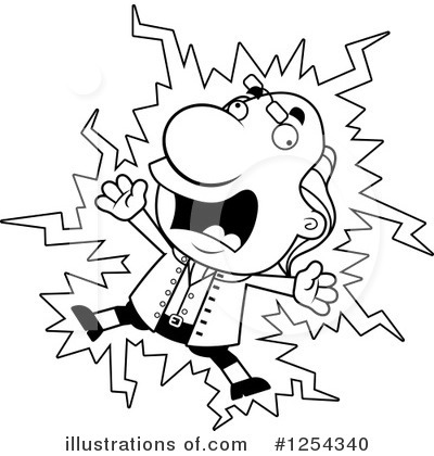 Electrocuted Clipart #1254340 by Cory Thoman