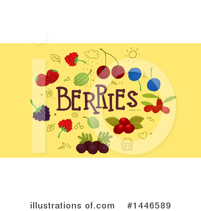 Blueberry Clipart #1446589 by BNP Design Studio