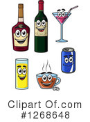 Beverage Clipart #1268648 by Vector Tradition SM