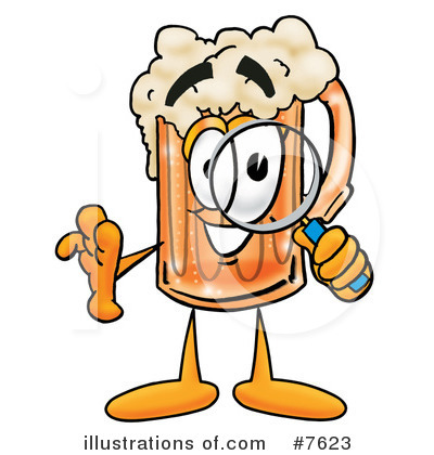 Beer Mug Character Clipart #7623 by Mascot Junction