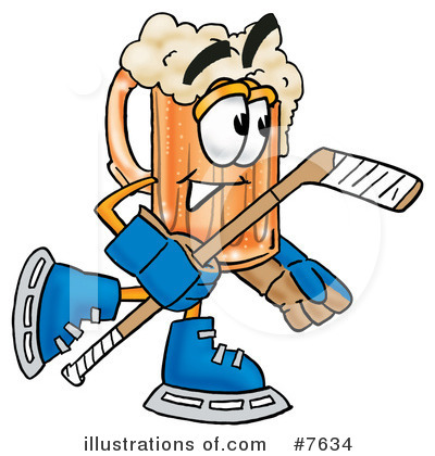Beer Mug Character Clipart #7634 by Mascot Junction