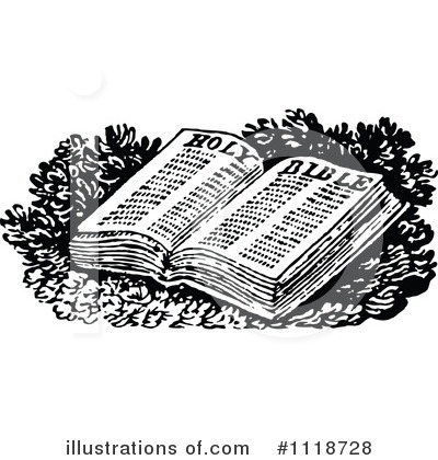 Royalty-Free (RF) Bible Clipart Illustration by Prawny Vintage - Stock Sample #1118728