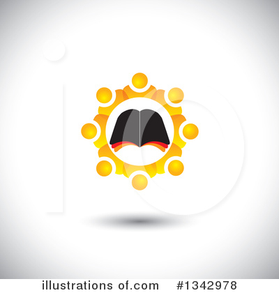 Reading Clipart #1342978 by ColorMagic