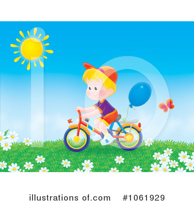 Royalty-Free (RF) Bicycle Clipart Illustration by Alex Bannykh - Stock Sample #1061929