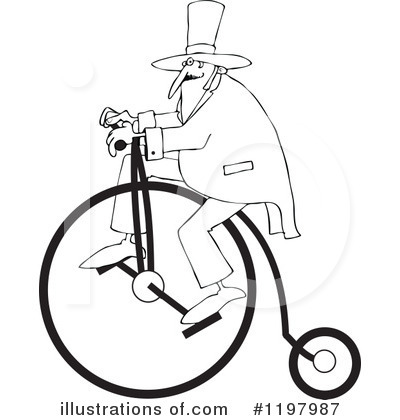 Penny Farthing Clipart #1197987 by djart