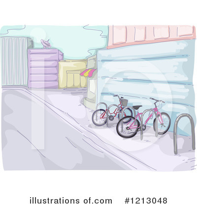 Royalty-Free (RF) Bicycle Clipart Illustration by BNP Design Studio - Stock Sample #1213048