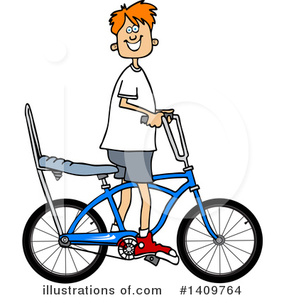 Royalty-Free (RF) Bicycle Clipart Illustration by djart - Stock Sample #1409764