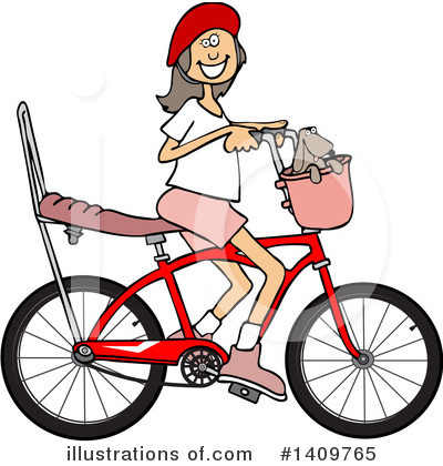 Royalty-Free (RF) Bicycle Clipart Illustration by djart - Stock Sample #1409765