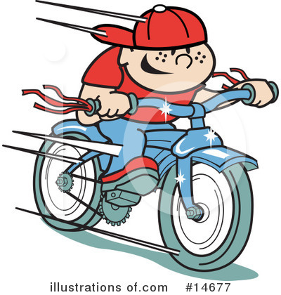 Royalty-Free (RF) Bicycle Clipart Illustration by Andy Nortnik - Stock Sample #14677