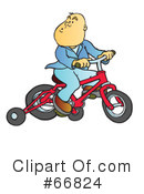 Bicycle Clipart #66824 by Snowy