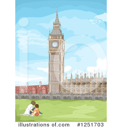 Clock Tower Clipart #1251703 by BNP Design Studio