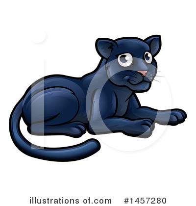 Black Panther Clipart #1457280 by AtStockIllustration