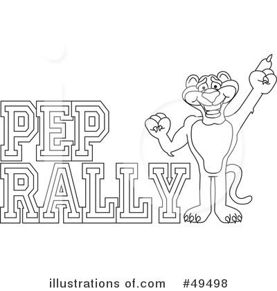 Royalty-Free (RF) Big Cat Mascot Clipart Illustration by Mascot Junction - Stock Sample #49498