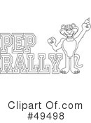 Big Cat Mascot Clipart #49498 by Mascot Junction
