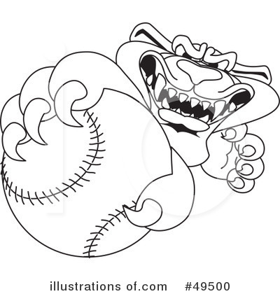 Royalty-Free (RF) Big Cat Mascot Clipart Illustration by Mascot Junction - Stock Sample #49500