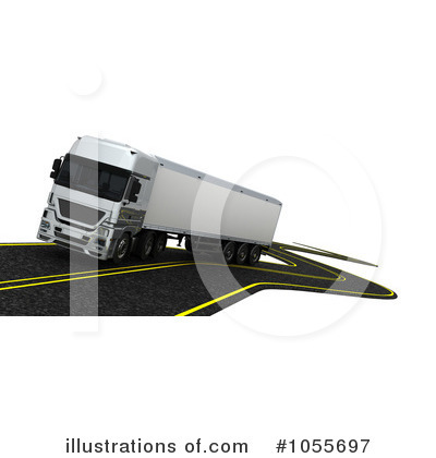 Trucking Clipart #1055697 by KJ Pargeter