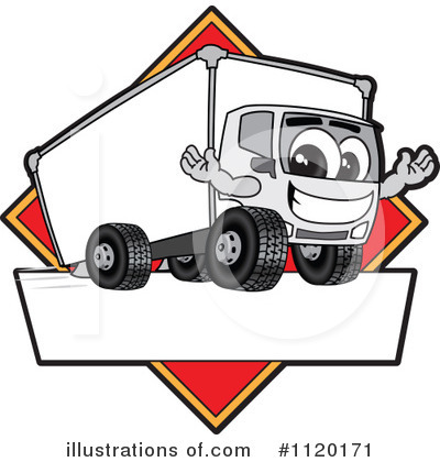 Truck Mascot Clipart #1120171 by Mascot Junction