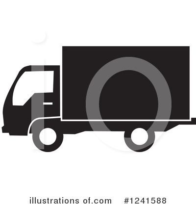 Moving Van Clipart #1241588 by Johnny Sajem