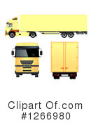 Big Rig Clipart #1266980 by vectorace