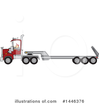 Truck Driver Clipart #1446376 by djart