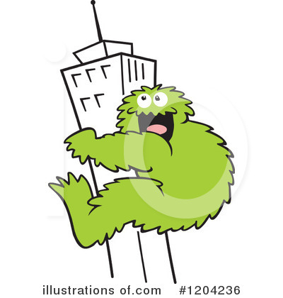 Royalty-Free (RF) Bigfoot Clipart Illustration by Johnny Sajem - Stock Sample #1204236