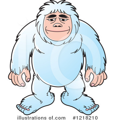 Royalty-Free (RF) Bigfoot Clipart Illustration by Lal Perera - Stock Sample #1218210
