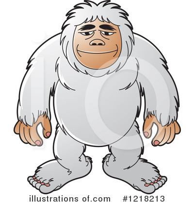 Royalty-Free (RF) Bigfoot Clipart Illustration by Lal Perera - Stock Sample #1218213