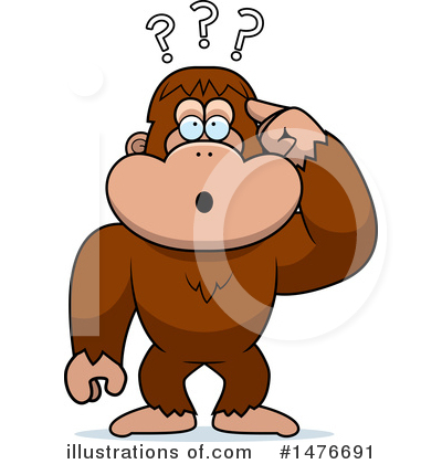 Confused Clipart #1476691 by Cory Thoman