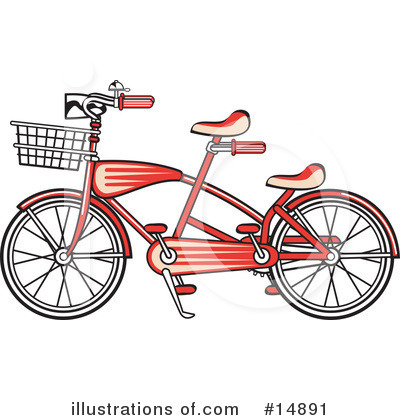 Royalty-Free (RF) Bike Clipart Illustration by Andy Nortnik - Stock Sample #14891