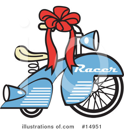 Royalty-Free (RF) Bike Clipart Illustration by Andy Nortnik - Stock Sample #14951