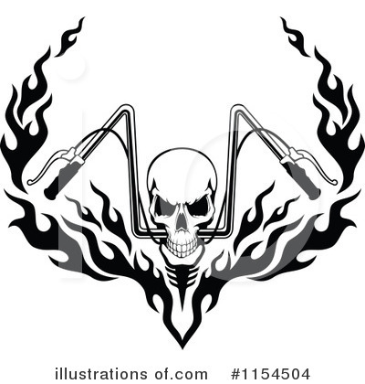 Royalty-Free (RF) Biker Clipart Illustration by Vector Tradition SM - Stock Sample #1154504