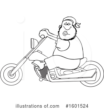 Biker Clipart #1601524 by djart