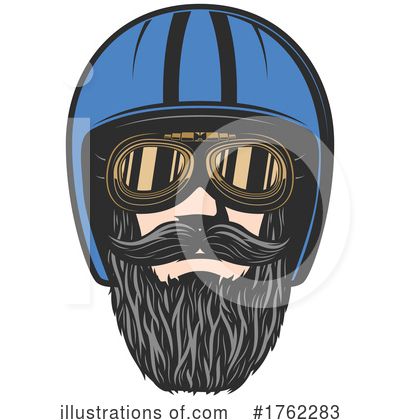 Biker Clipart #1762283 by Vector Tradition SM