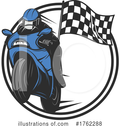 Biker Clipart #1762288 by Vector Tradition SM