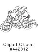 Biker Clipart #442812 by toonaday