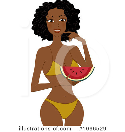 Watermelon Clipart #1066529 by BNP Design Studio