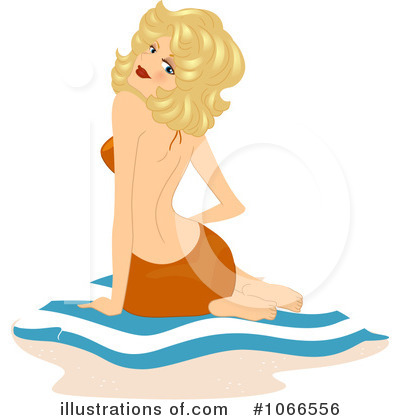 Royalty-Free (RF) Bikini Clipart Illustration by BNP Design Studio - Stock Sample #1066556