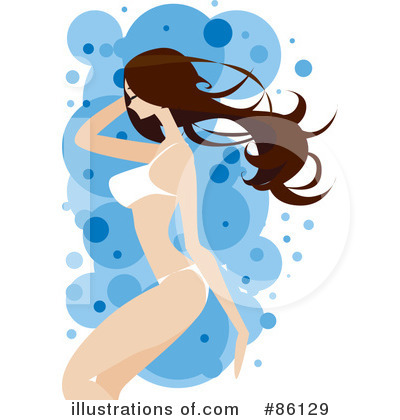 Royalty-Free (RF) Bikini Clipart Illustration by mayawizard101 - Stock Sample #86129