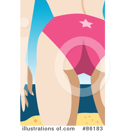 Royalty-Free (RF) Bikini Clipart Illustration by mayawizard101 - Stock Sample #86183