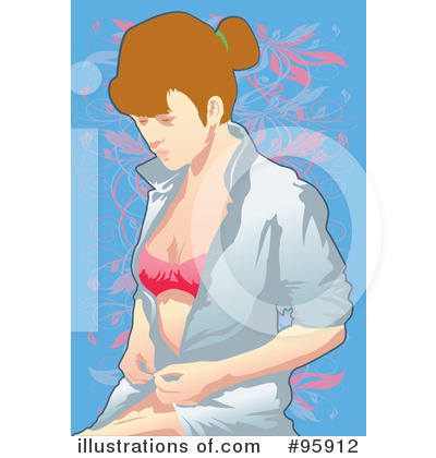 Royalty-Free (RF) Bikini Clipart Illustration by mayawizard101 - Stock Sample #95912