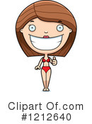 Bikini Woman Clipart #1212640 by Cory Thoman
