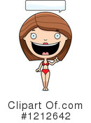 Bikini Woman Clipart #1212642 by Cory Thoman